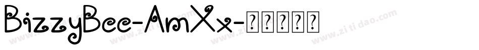 BizzyBee-AmXx字体转换