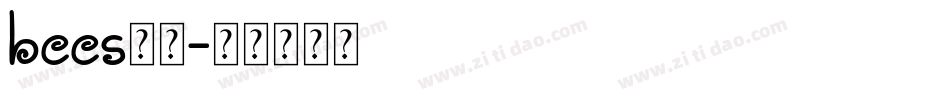 bees字体字体转换