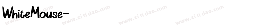 WhiteMouse字体转换