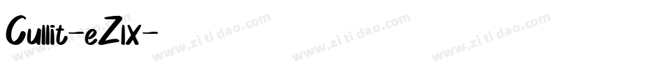 Cullit-eZlx字体转换