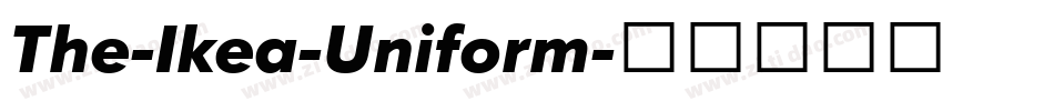 The-Ikea-Uniform字体转换