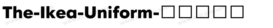The-Ikea-Uniform字体转换