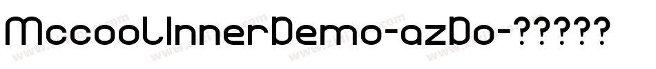 MccoolInnerDemo-azDo字体转换