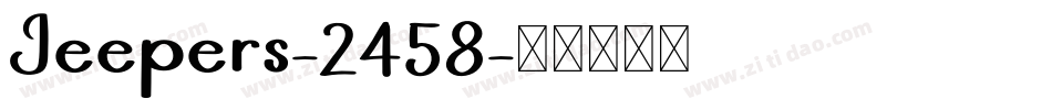Jeepers-2458字体转换