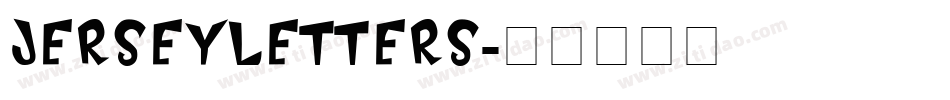 JerseyLetters字体转换
