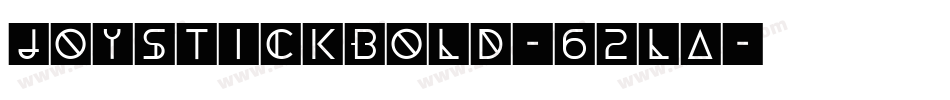 JoystickBold-62LA字体转换