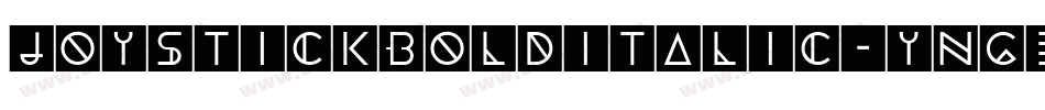 JoystickBoldItalic-ynGe字体转换