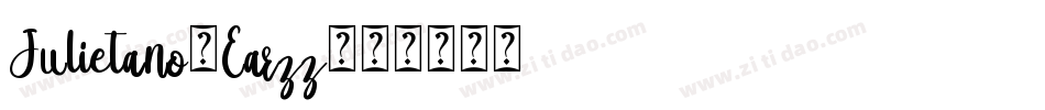 Julietano-Earzz字体转换