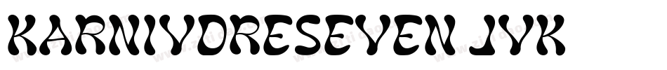 KarnivoreSeven-JVK字体转换