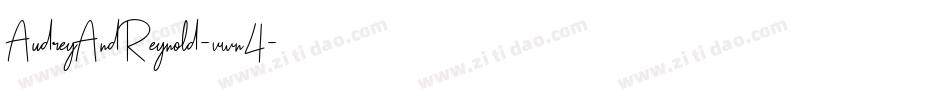 AudreyAndReynold-vwn4字体转换