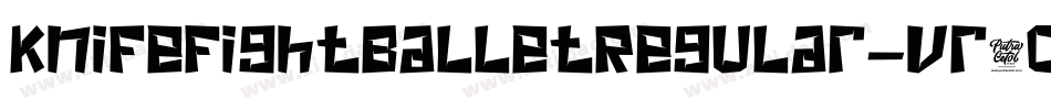 KnifeFightBalletRegular-vr5O字体转换