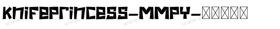 KnifePrincess-MMPY字体转换