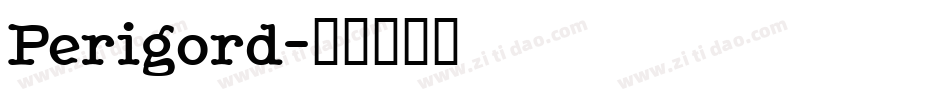 Perigord字体转换