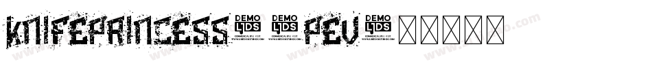 KnifePrincess-0Pev字体转换