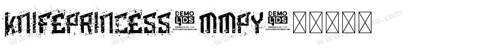 KnifePrincess-MMPY字体转换