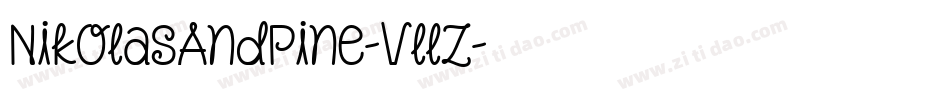 NikolasAndPine-VllZ字体转换