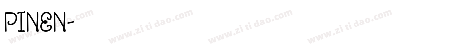 PINEN字体转换