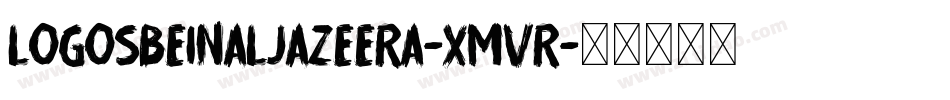 LogosBeinAljazeera-xMvr字体转换