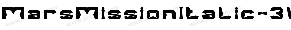 MarsMissionItalic-3V2G字体转换