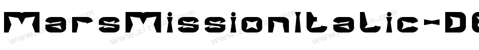 MarsMissionItalic-D6q3字体转换