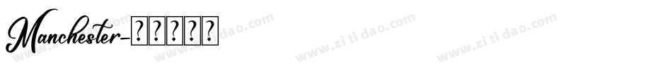 Manchester字体转换