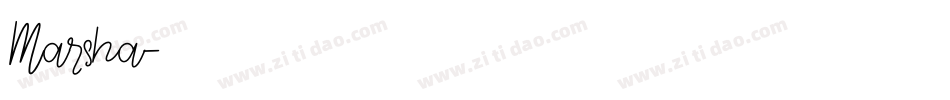 Marsha字体转换