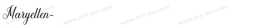 Maryellen字体转换