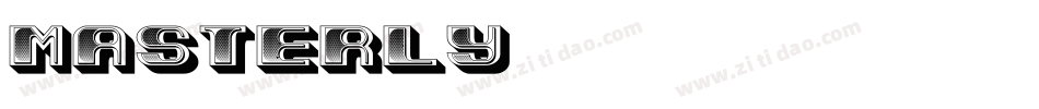 Masterly字体转换