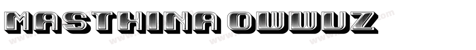 Masthina-0WWvz字体转换