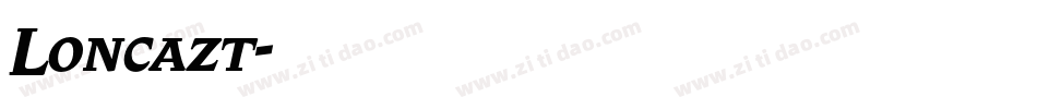 Loncazt字体转换