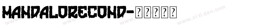 mandalorecond字体转换