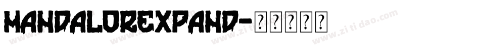 mandalorexpand字体转换