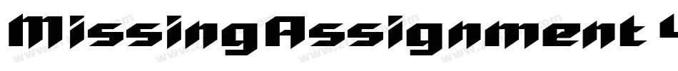 MissingAssignment-4La9字体转换