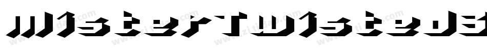 MisterTwisted3DItalic-BMBB字体转换