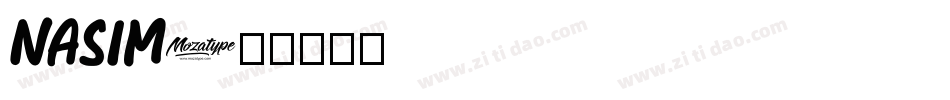 Nasim字体转换