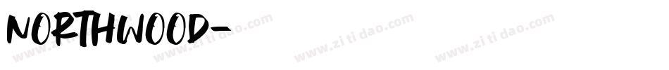 NORTHWOOD字体转换