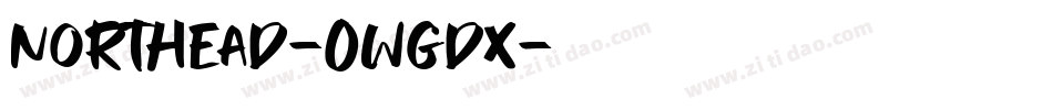 Northead-0WgdX字体转换