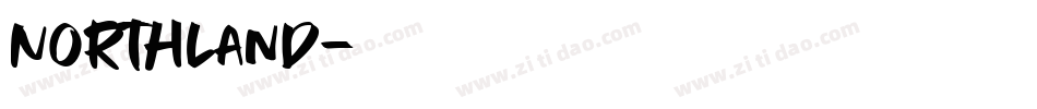 Northland字体转换