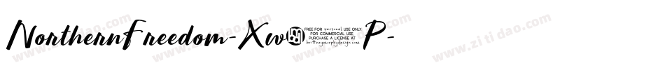 NorthernFreedom-Xw4P字体转换