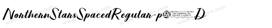 NorthernStarsSpacedRegular-p1Dy字体转换