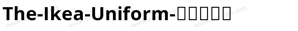 The-Ikea-Uniform字体转换