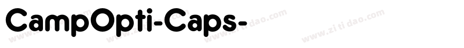 CampOpti-Caps字体转换
