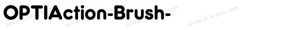 OPTIAction-Brush字体转换