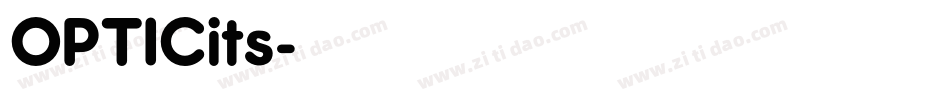 OPTICits字体转换