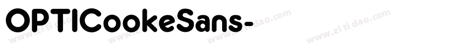 OPTICookeSans字体转换