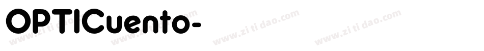 OPTICuento字体转换
