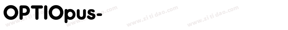 OPTIOpus字体转换