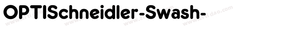 OPTISchneidler-Swash字体转换