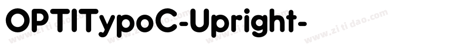 OPTITypoC-Upright字体转换