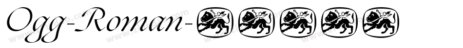 Ogg-Roman字体转换